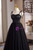 Black Tulle Spaghetti Straps Prom Dress