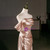 Champagne Satin Pleats Prom Dress
