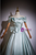 Green Satin Off the Shoulder Pleats Quinceanera Dress