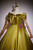 Yellow Off the Shoulder Pleats Quinceanera Dress