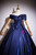 Navy Blue Off the Shoulder Bow Quinceanera Dress
