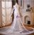 White Mermaid Sequins Strapless Pearls Prom Dress