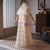 Apricot Tulle Spaghetti Straps Sequins Wedding Dress