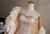Champagne Mermaid Sequins Strapless Prom Dress