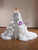 White Mermaid Seuqins Strapless Wedding Dress