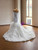 White Mermaid Tulle Lace Long Sleeve Wedding Dress
