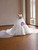White Tulle Sequins Strapless Wedding Dress