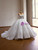 White Tulle Sequins Beading Wedding Dress