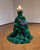Green Tulle Straps Beading Prom Dress
