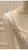 Another angle of the white beaded long sleeve wedding dress to show the fit.