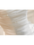 Close-up of the off-the-shoulder neckline and elegant drape of the satin fabric.