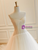 Tulle Strapless Pleats Beading Wedding Dress