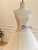 Tulle Strapless Pleats Beading Wedding Dress