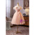 Light Pink Tulle Off the Shoulder Flower Homecoming Dress