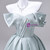 Green Off the Shoulder Pleats Quinceanera Dress