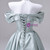 Green Off the Shoulder Pleats Quinceanera Dress
