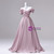 Pink Satin Off the Shoulder Quinceanera Dress