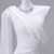 White Sheath One Shoulder Prom Dress