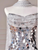 Silver Mermaid Sequins Strapless Prom Dress