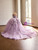 Light Purple Tulle Appliques Beading Prom Dress