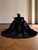 Black Velvet Strapless Beading Prom Dress