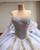 Purple Off the Shoulder Tulle Appliques Prom Dress