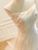 White Tulle Pleats Beading Wedding Dress