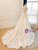 White Lace Straps Wedding Dress