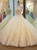 champagne wedding dress ball gown corset back beading lace bridal gowns