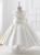 Ball Gown Satin With Big Bow Flower Girl Dresses