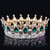 Hot European Designs royal king queen crown rhinestone tiara head jewelry