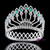 Big Rhinestone Prom Princess Crown Crystal Bride flower Tiara Bridal
