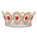 Queen Princess Tiara Red Crystal Bridal Tiaras Wedding Crown for Bride