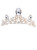 Wedding Tiara Hair Accessories Calla Shape Rhinestone
