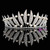 Leaves shape alloy headband tiara crown bridal rhinestone