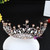 Big European Bride Wedding Crown Austrian Crystal Leaf Queen Crown