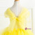 Fancy Girl Party Dress Yellow Christmas Halloween Cosplay Dress Tulle Girl