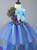 Birthday Party Dress Train Pageant Ball Gowns For Children Tulle Flower Girl Dresses