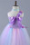 Cute Lavender Tulle Princess Dress Girl Party Birthday Wedding Flower Girl Dresses