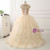 Ball Gown Beaded Long Sweet Years Party Gowns Ruffles Tulle Prom Dress