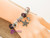 Women Charm Bracelets Fashion Purple Crystal Glass Bracelets & Bangles