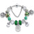 Silver Tree of life Pendants Pan Bead Bracelet & Bangles Green Rhinestone Enamel