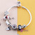 Mickey & Minnie Charm pan Bracelets Castle Beads Bangles & Bracelets DIY Jewelry Pulseras