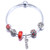 Red Crystal Charm Love Pendants For Women charm bracelet femme Wedding