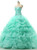 Mint Green Quinceanera Dresses 2018 Crystal Sweetheart Gorgeous Ball Gown