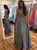 A-line/Princess Beaded  Strapless Long Prom Dresses with Split