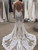 Sexy Mermaid Lace Sleeveless Floor Length Wedding Dress
