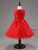In Stock:Ship in 48 hours Red Bow Girl Dress