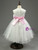 In Stock:Ship in 48 hours Pink Bow Flower Girl Dress