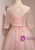 In Stock:Ship in 48 hours Pink 3/4 Sleeve Homecoming Dress